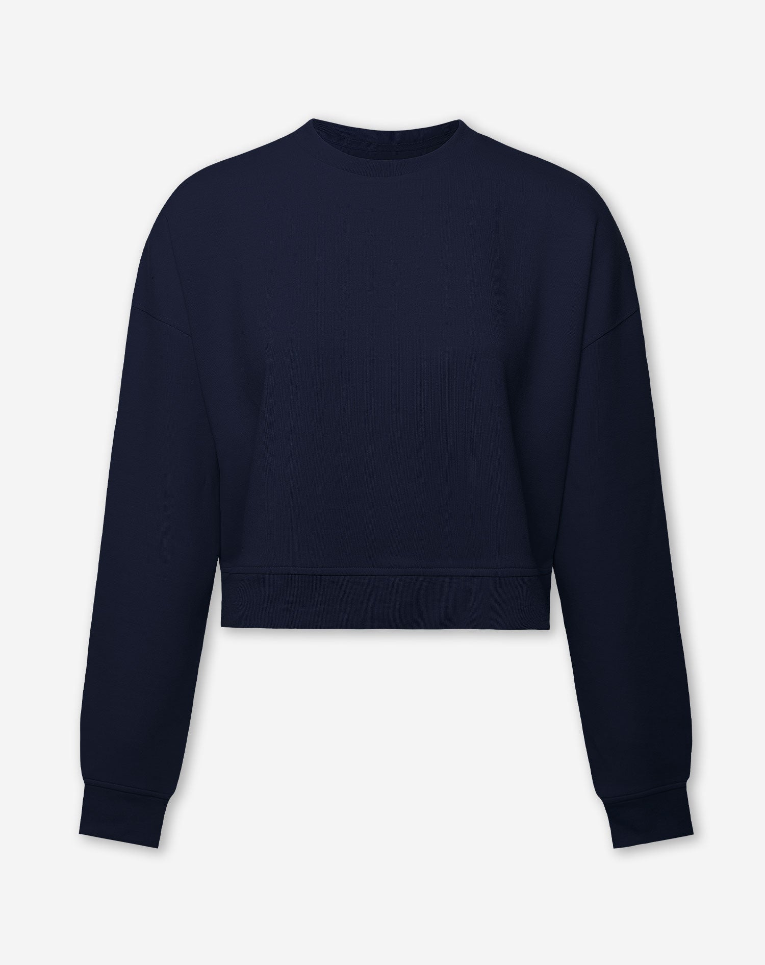 SCUBA CROPPED SWEATER NAVY