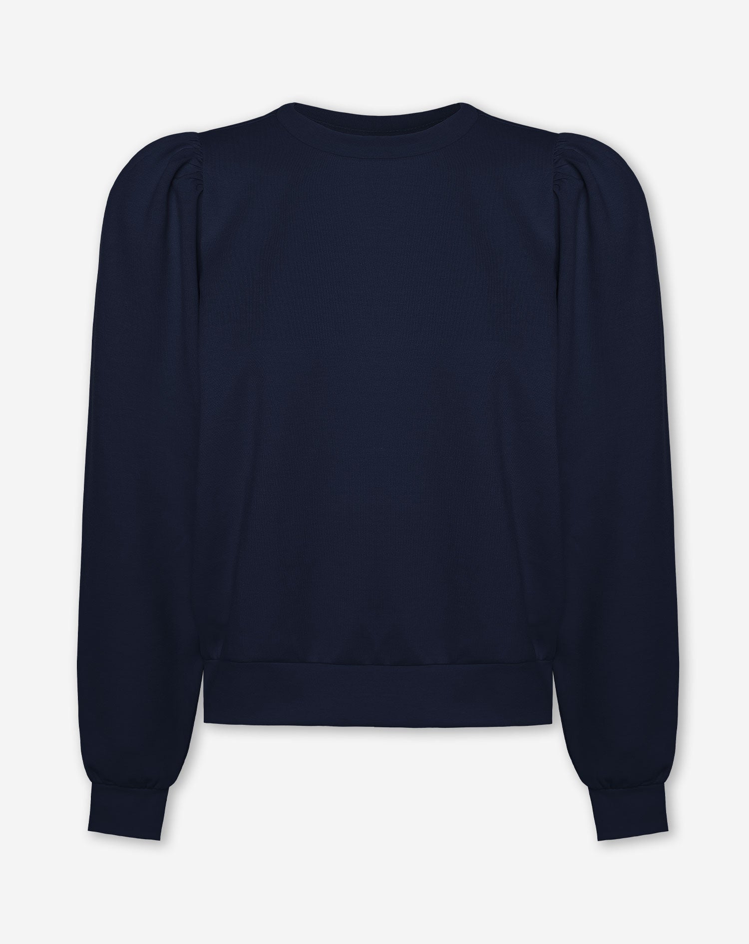 SCUBA PUFF SLEEVE SWEATER NAVY